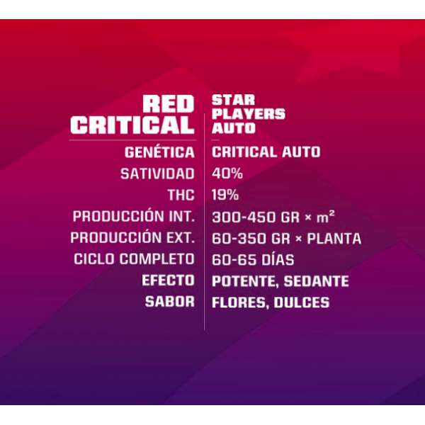 Red Critical Auto (x4) - BSF - 1
